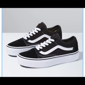Vans old school platform